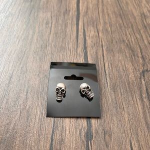 Large Skull Earrings